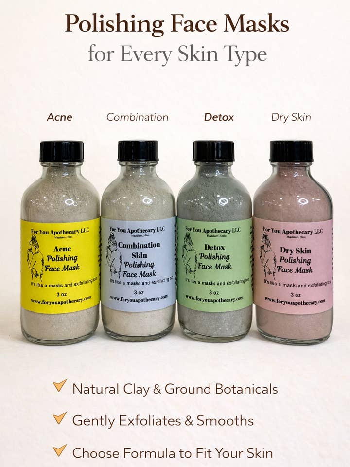 Polishing Face Mask for wholesale by For You Apothecary LLC