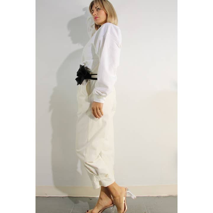 WHITE CHRISTMAS MERRY 3D EMBROIDERY SWEATSHIRT for wholesale on Faire15