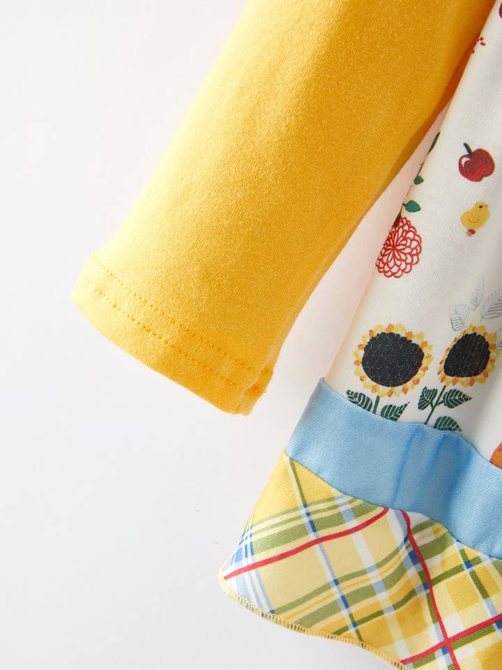 Rylee Faith Designs - Wholesale Top & Pant Set - Kids - Farm Print Girls Outfits Set6