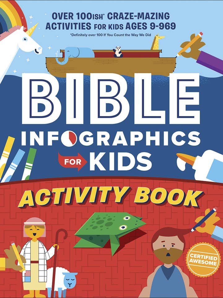 Bible Infographics for Kids Activity Book for wholesale by Harvest House Publishers Gift & Specialty Books