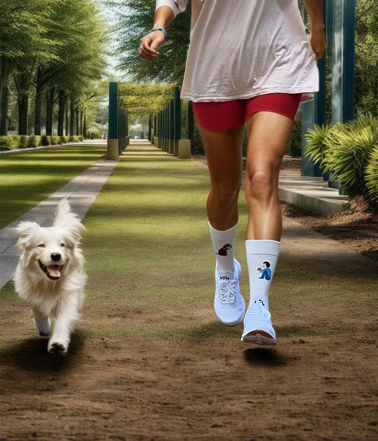 White Best Creative Socks For Pet Lovers, 2 Pairs-8 Looks！ for wholesale on Faire8