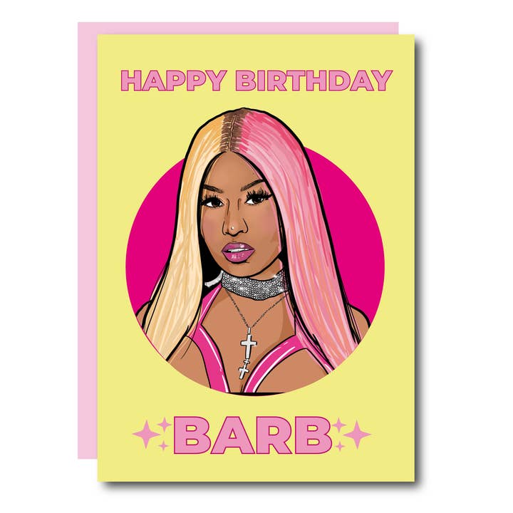 Studio Soph (We Pay Your Import Fees - We Ship DDP) - Wholesale Birthday Card - Happy Birthday Barb Greeting Card