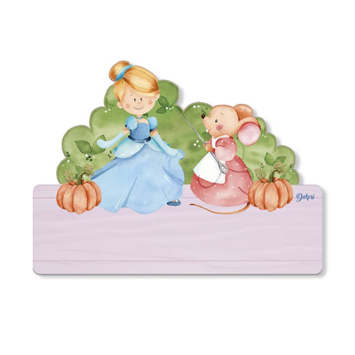 Plaque signalétique Cinderella pour la vente par Dekori