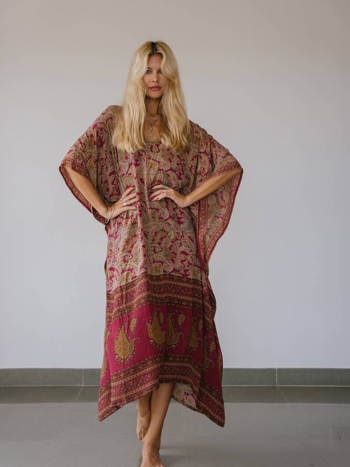 Caftano lungo - Monet per la vendita all'ingrosso da parte di Sun Child