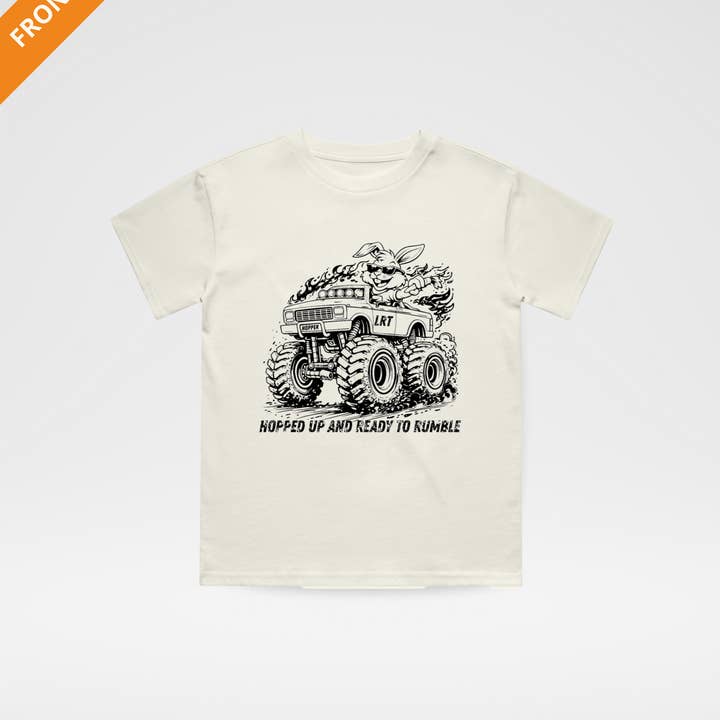 THE EGGSLAYER TEE - VINTAGE CREAM (KUN FORAN) for engroshandel hos Little Rad Things