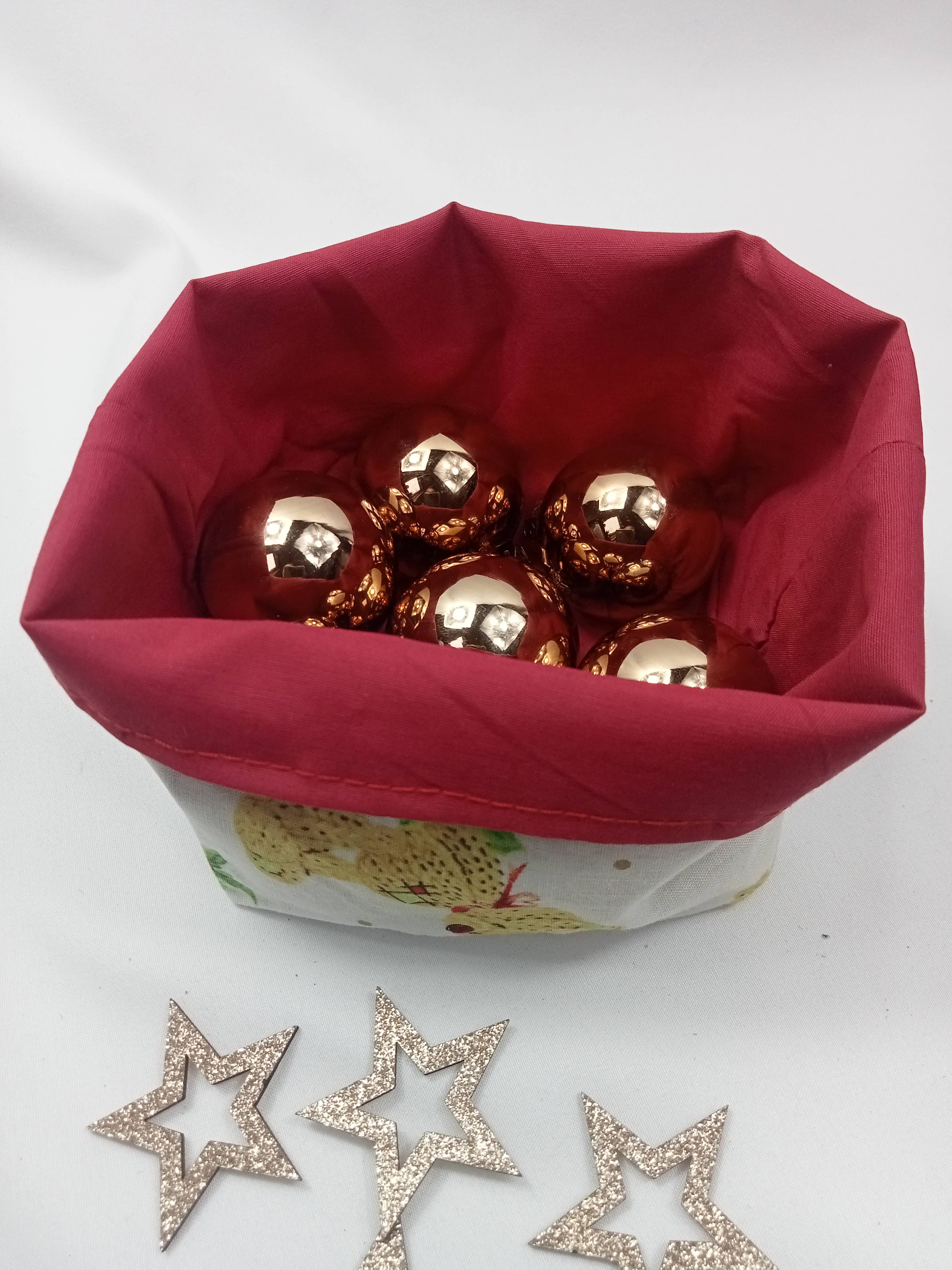 ZHENZHI – wholesale Shopping basket – Christmas fabric basket1