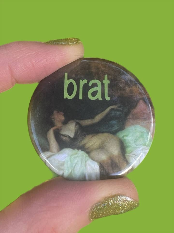 brat Button for wholesale by Astral Weekend