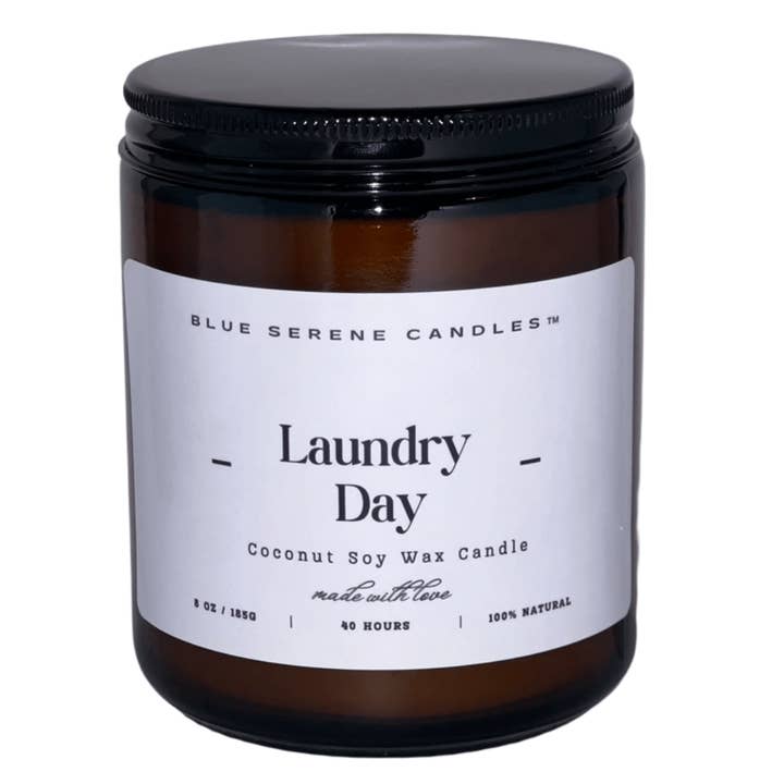 Laundry Day Candle for wholesale by Blue Serene Candles