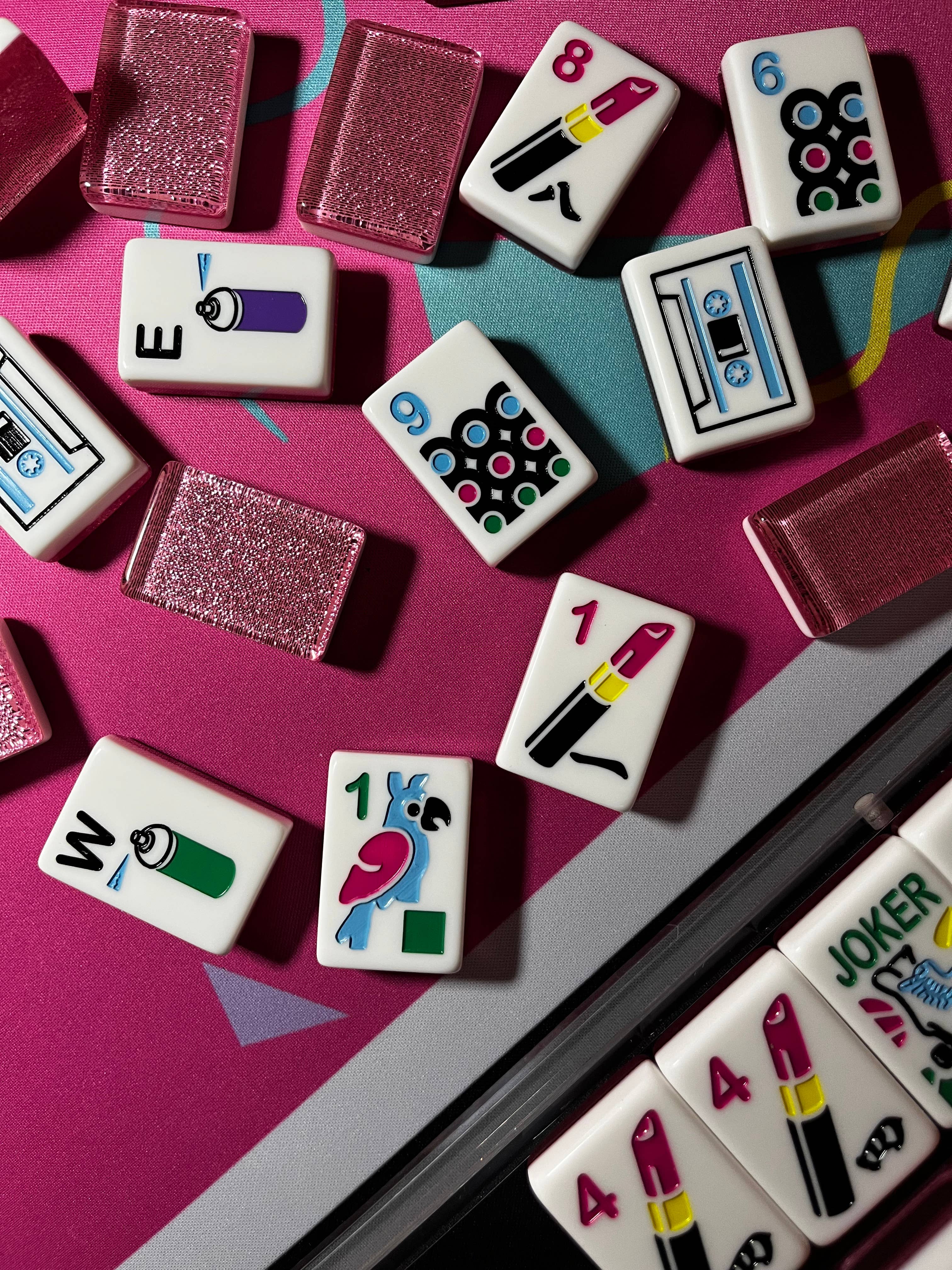 Luxe Mahjong - Wholesale Board Game - I Love the 80s Mahjong Set - Version 2.02