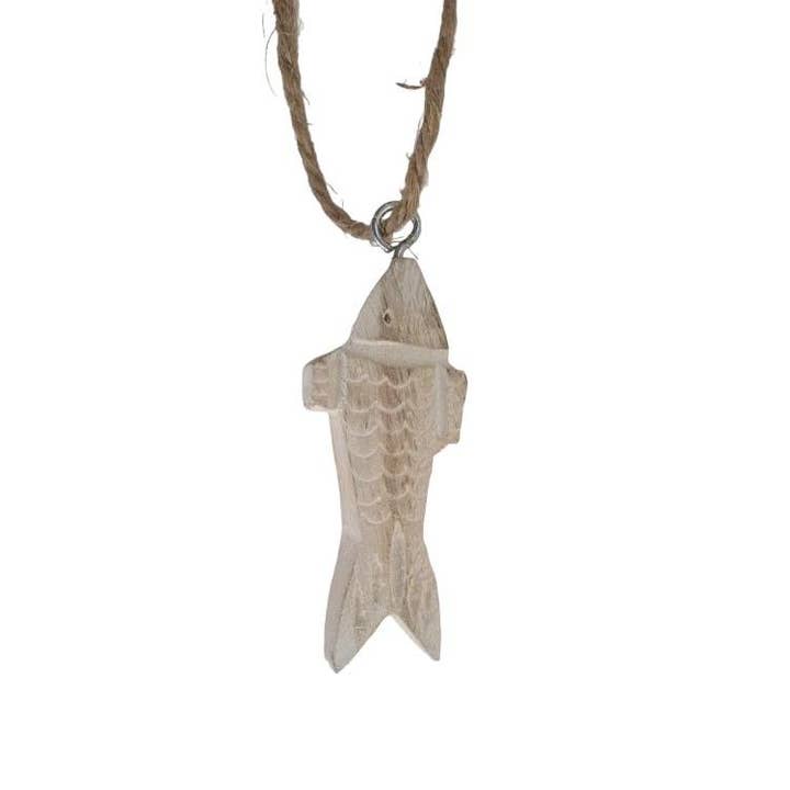 Brizon - Wholesale Ornament - Hanging Wooden Fish Decoration1