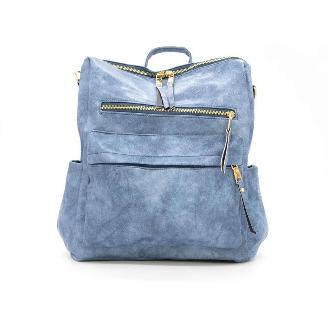 modern and chic - Wholesale Backpack - Women's - Brielle Convertible Backpack Shoulder Bag Carry All7