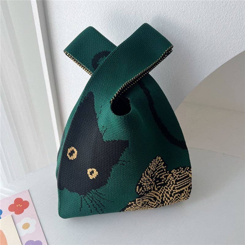 UZ Wholesale Store - Wholesale Tote Bag - Women's - Cartoon Animal Patterns Contrast Color Women Bags Woven Handbag8