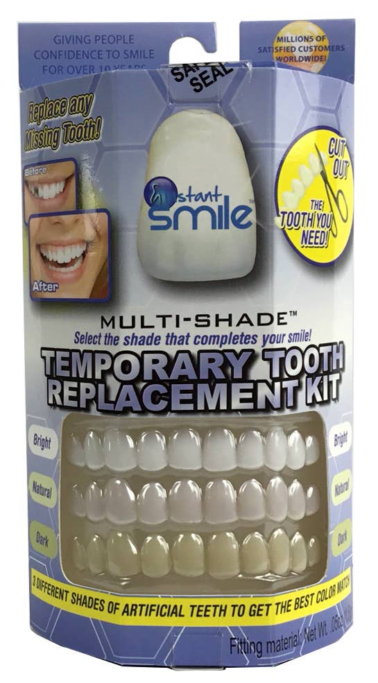 Billy Bob Products - Wholesale Oral Care Set - Instant Smile Tooth Replacement Kits - 3 options!2