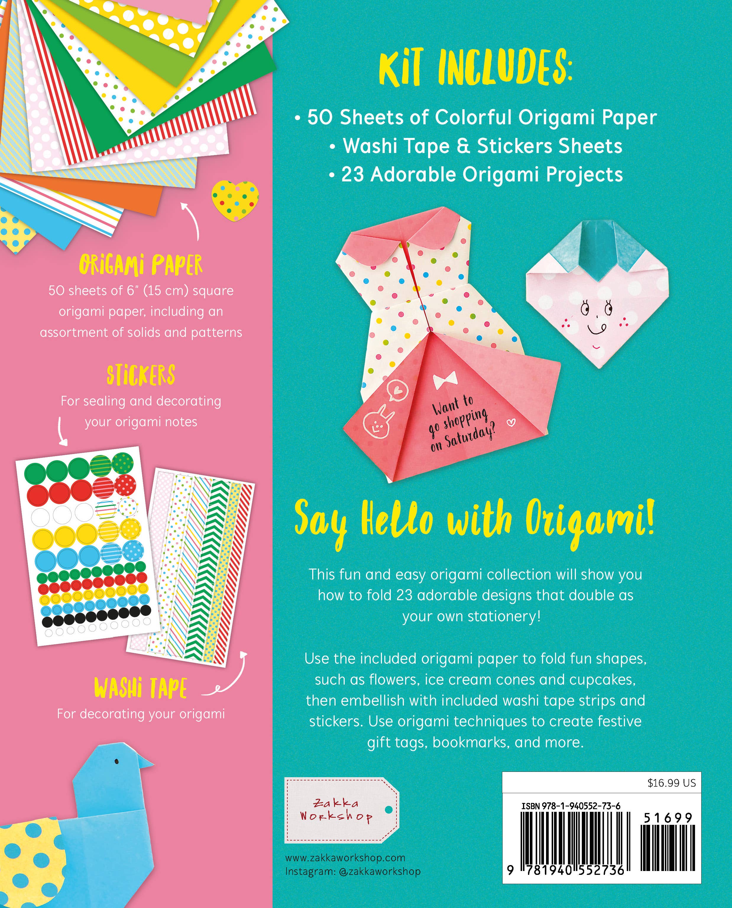 Zakka Workshop - Wholesale DIY Craft Kit - Hello Origami Kit2