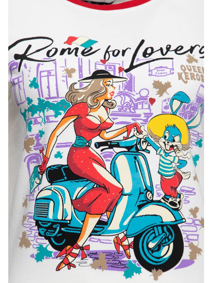 Btex Fashion GmbH / KING KEROSIN - Wholesale T-Shirt - Women's - Rome for Lovers T-shirt