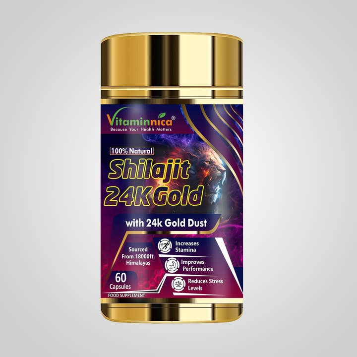 Vitaminnica Shilajit 24K Or - 60 Gélules pour la vente par Vitaminnica healthcare uk