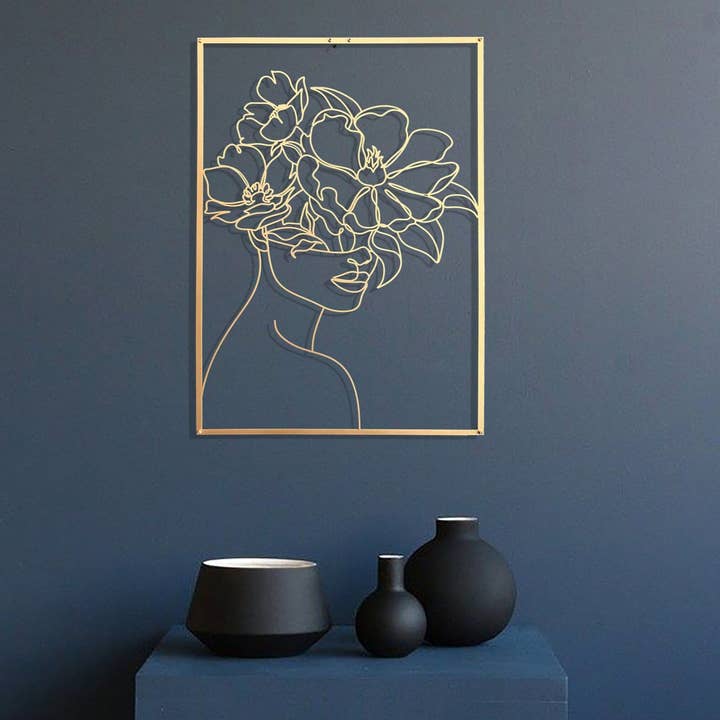 Flower Head Woman -WA016 for wholesale by Blackivycraft