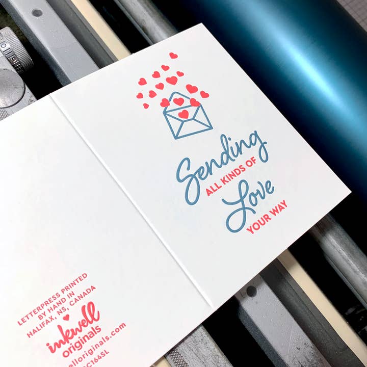 Inkwell Originals - Venta al por mayor Tarjetas de amor - Juego de 5 tarjetas para enviar todo tipo de amor2