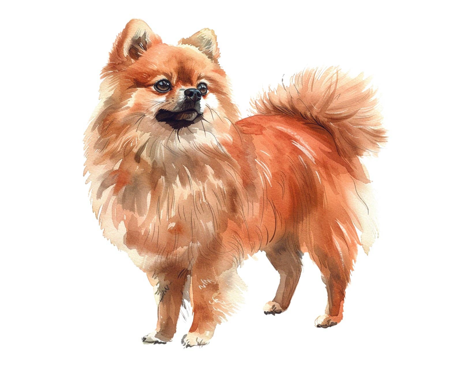 Bourbon & Bacon - Wholesale Stationery/Notecard Set - Pomeranian Note Cards0