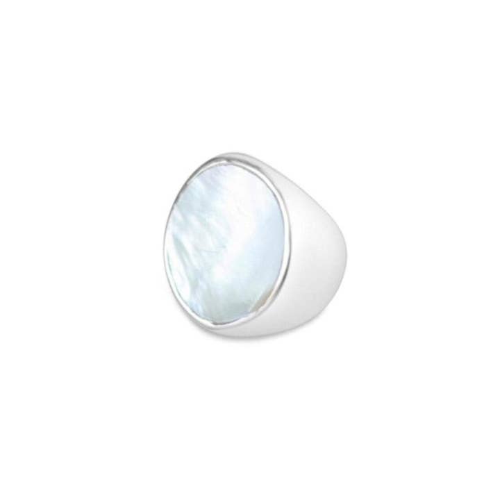 Flat White Ring for wholesale by Gem Bazaar Jewellery