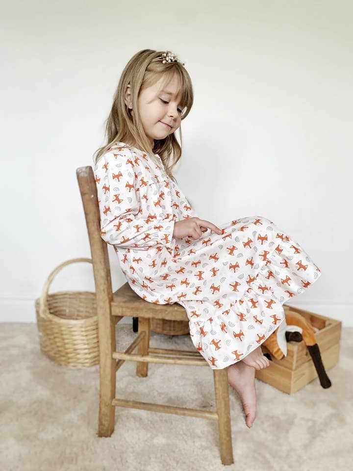 Söt Räv Långärmad Nattlinne för wholesale av Fox In A Box