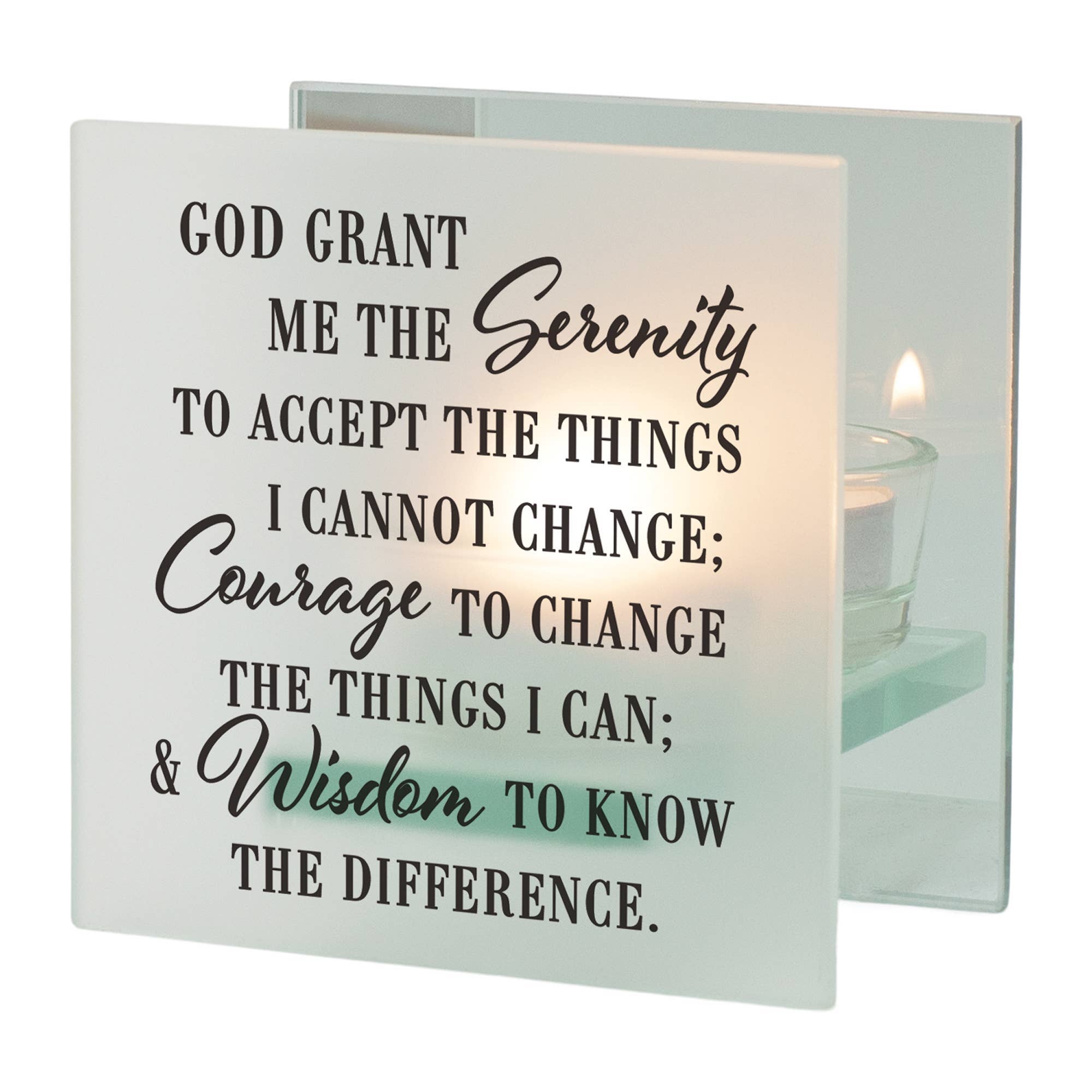 Dicksons - Wholesale Candle Holder - SERENITY PRAYER2