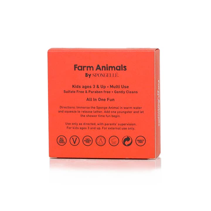 Spongellé | Christmas 2025 | Stocking Stuffers | Gifts - Wholesale Sponge - Kids & Baby - Henry Horse Farm Animals Sponge4