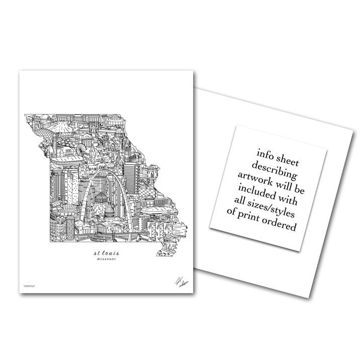 Townsville Art – Großhandel Kunstdruck – St. Louis Missouri Wanddekor