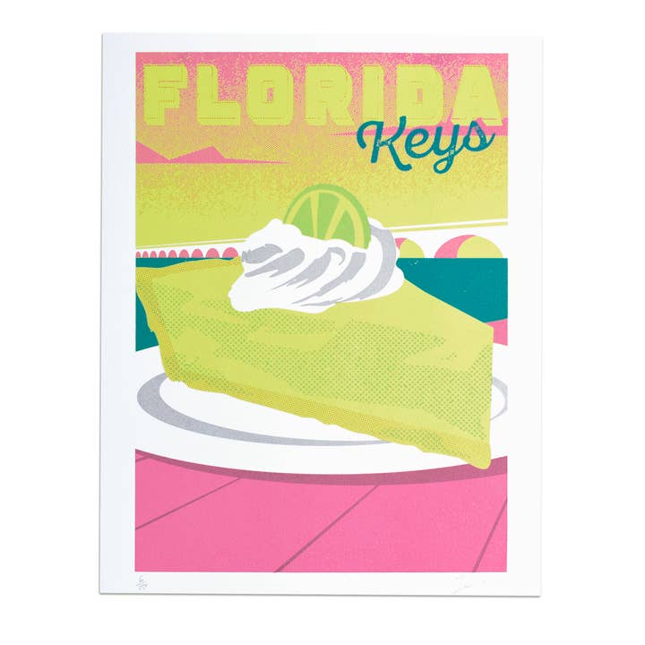 A Slice of the (Florida) Keys - Wall Art Print - 11x14 for wholesale by 22nd of Never