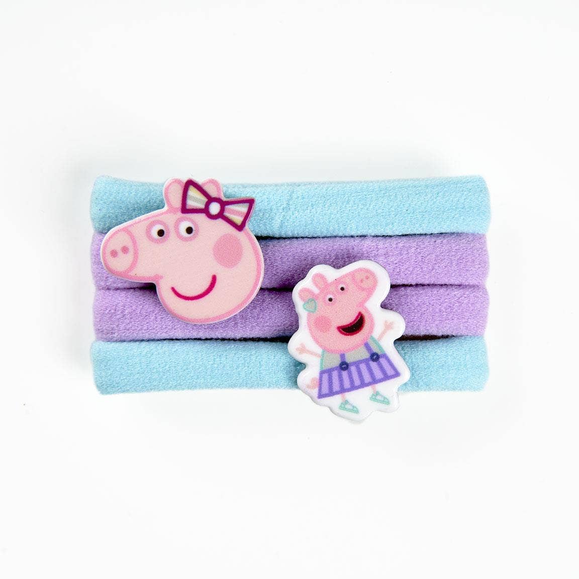 Fine Lines (UK) Ltd - Wholesale Hair Tie - Peppa Pig Hair Ties - 4 Styles6