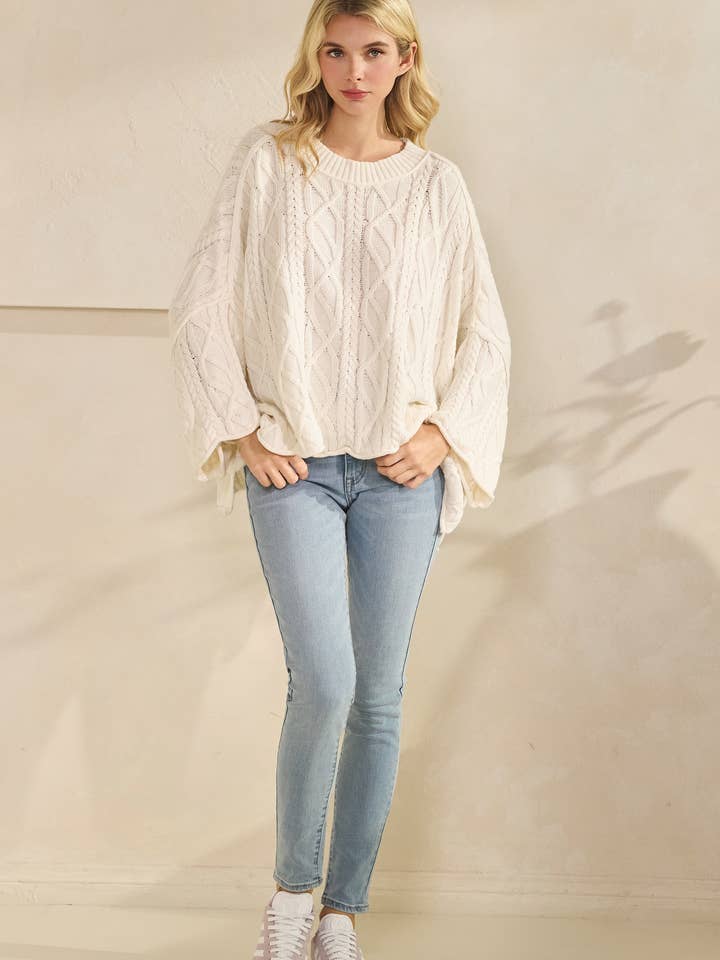 Tres Bien, Inc - Wholesale Knit Sweater - Women's - IT-10101- knitted sailors knot round neck sweater (SPRING) 32