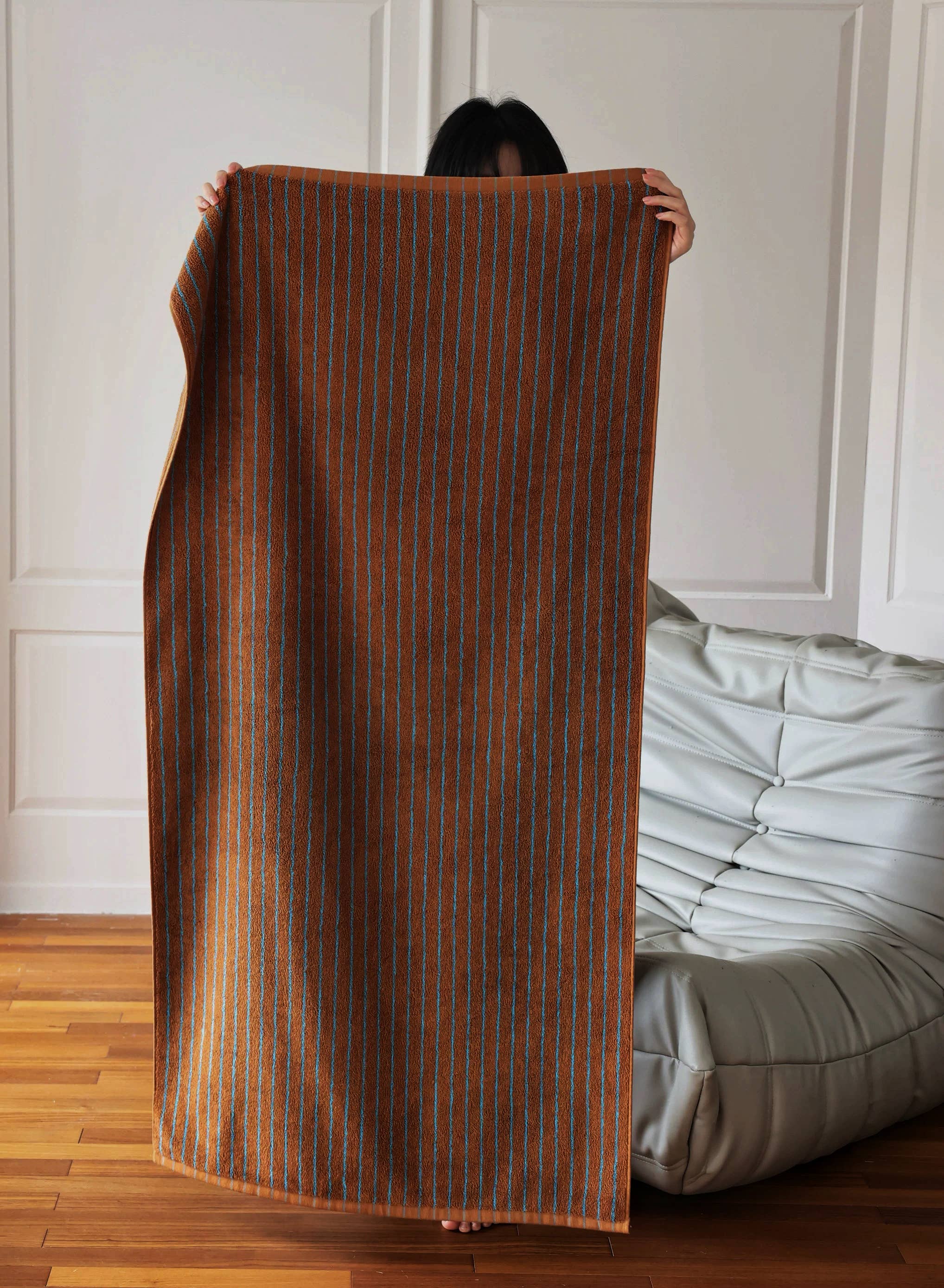 INSPECIAL HOME - Wholesale Bath Towel - Ultra Soft Absorbent Retro Stripe Bath Towel - 100% Organic 0