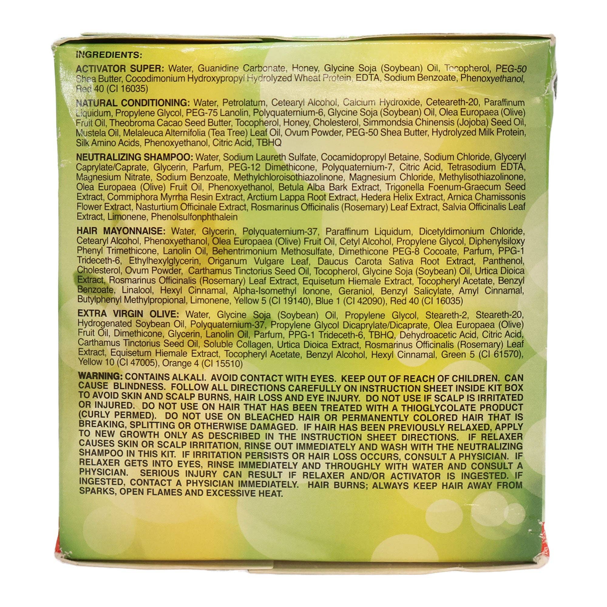 KT Supply - Wholesale Hair Oil - Africa's Organic Olive Oil Relaxer No Lye Super1