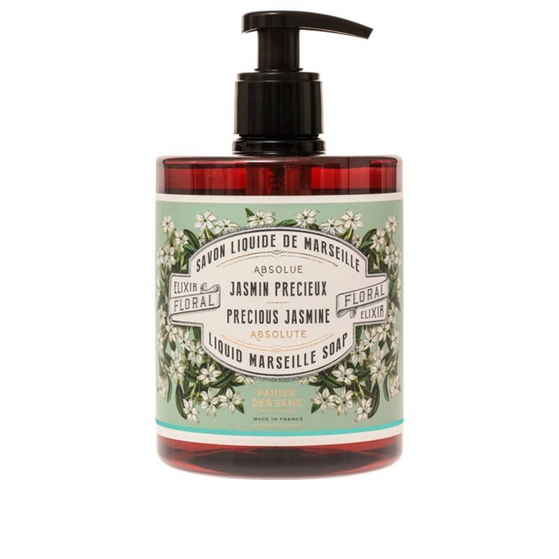 PANIER DES SENS - Vente Savons/lotions pour les mains - Savon liquide de Marseille au jasmin précieux de 16,9 fl oz0
