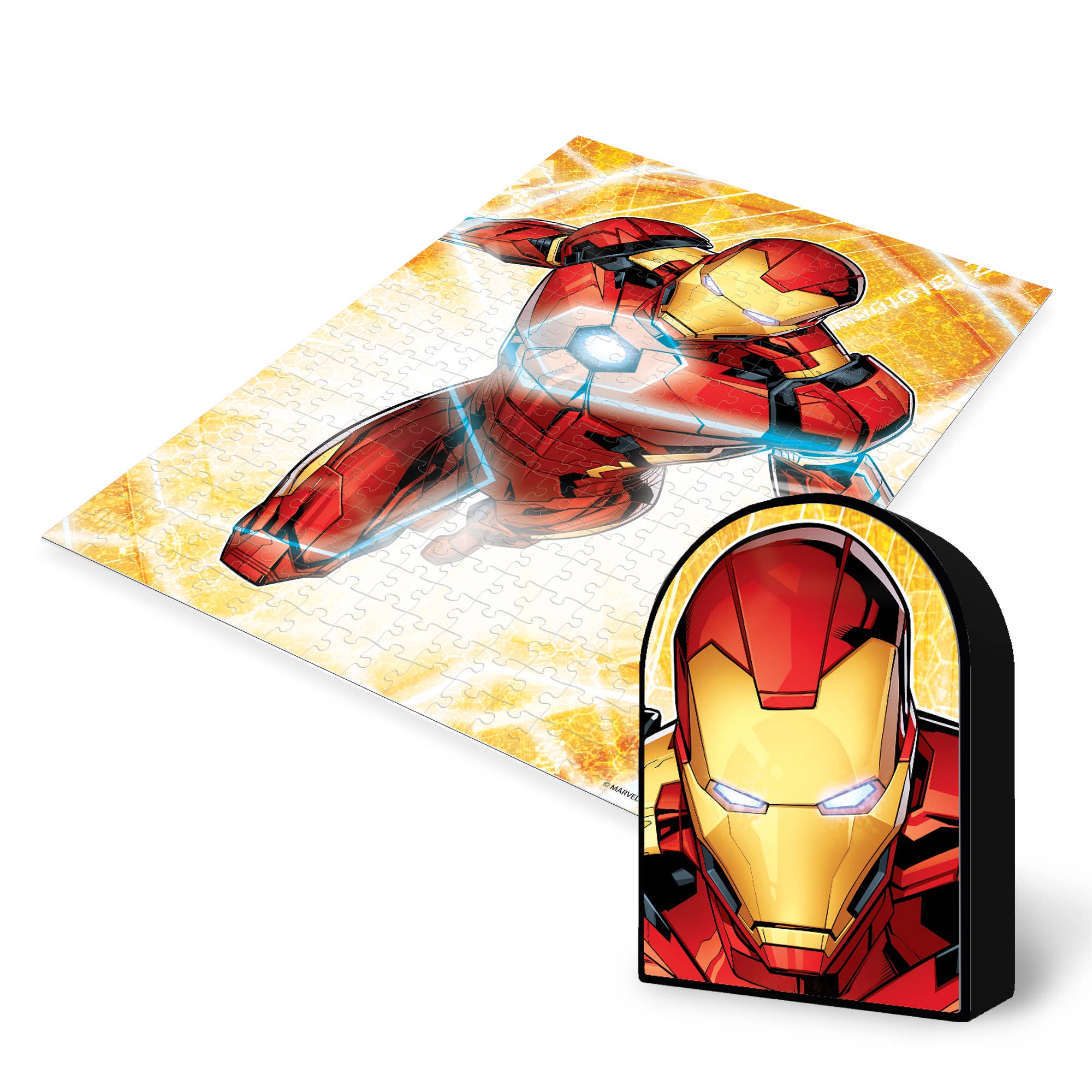 Primemotion, Inc - Wholesale Puzzle - Adult - Marvel Iron Man Shaped Tin 300pc 12x18"2