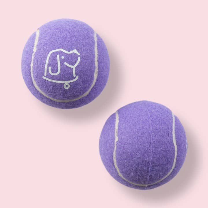Bundle x Joy - Wholesale Pet Fetch Ball - Dog - Bundle x Joy Dog Purple Tennis Ball (Grade A)0