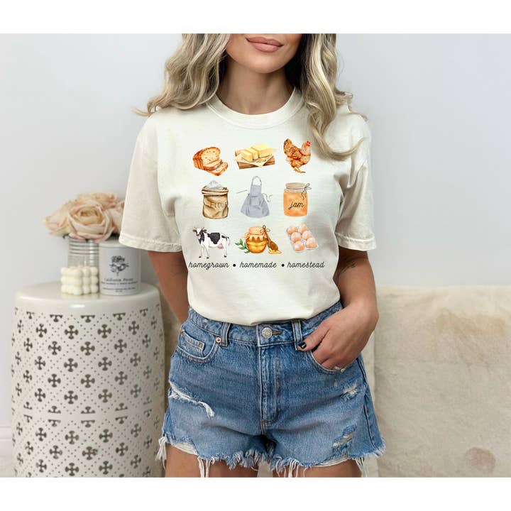 Homegrown Graphic Tee for wholesale by Flener’s Boutique