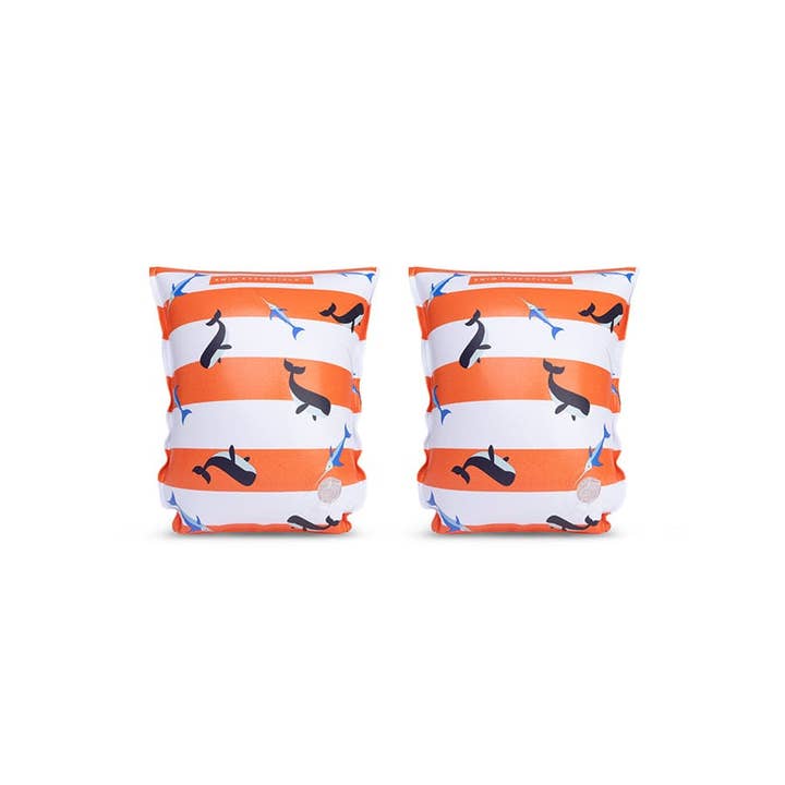 Rood Wit Swim Essentials | Rood/Witte Zwembandjes 0-2 jaar for wholesale on Faire