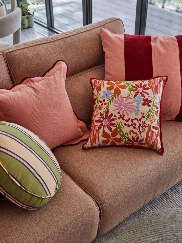 Winter Garden Square Cushion for wholesale by Mosey Me