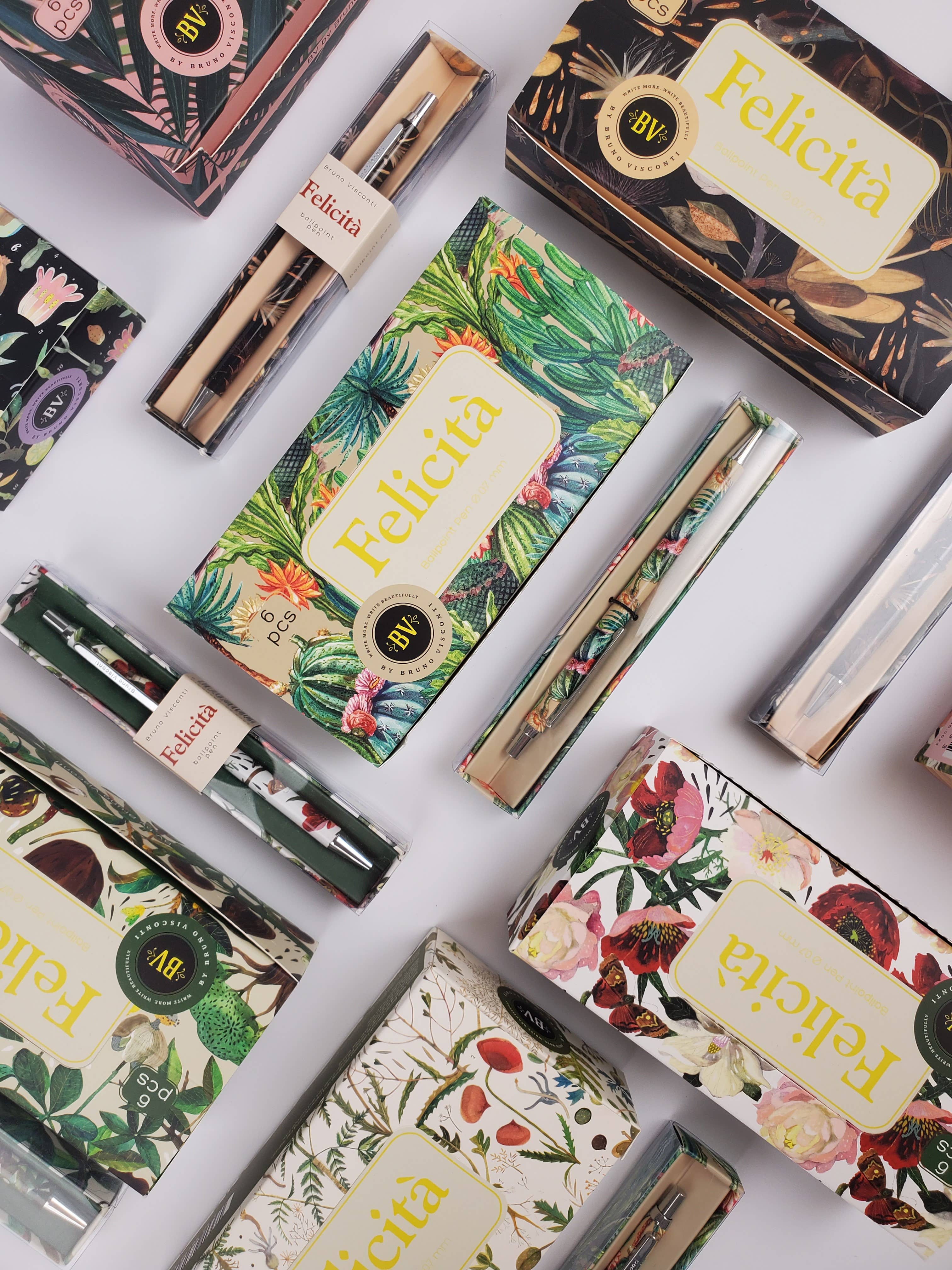 BV by Bruno Visconti - Vente Stylos - Stylo à bille Felicita Night Flowers14