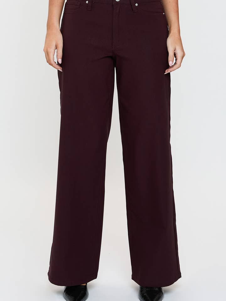 Hyperstretch High Rise Wide Leg- P183031 for wholesale by YMI