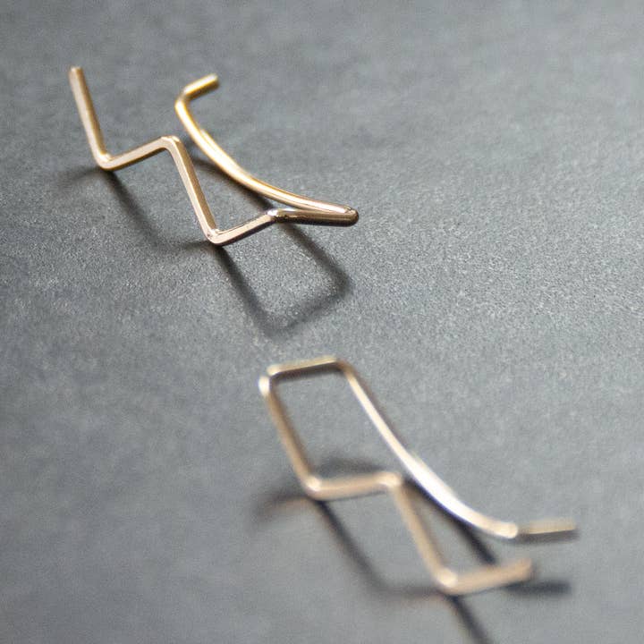 Scalatore orecchio Chevron per la vendita all'ingrosso da parte di Kaju Creations