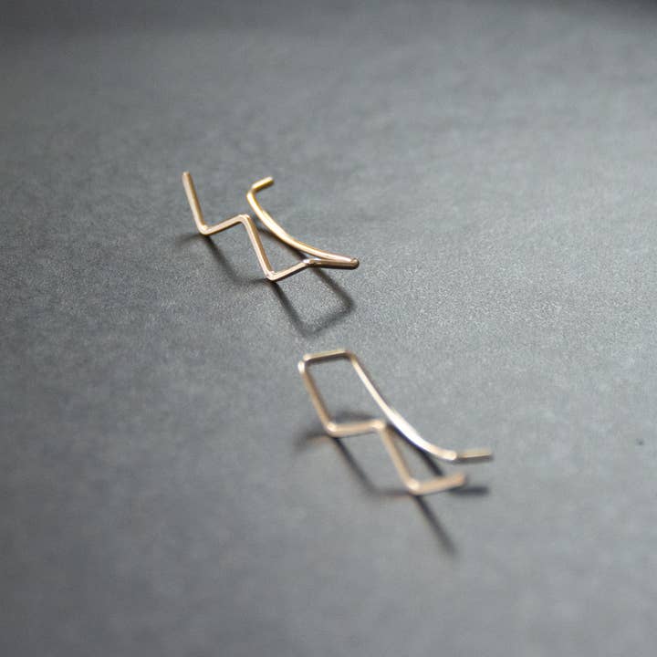 Chevron Ear Climber for engroshandel hos Kaju Creations