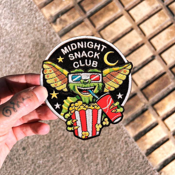 La Barbuda - Wholesale Patch - Midnight Snack Club Gremlin Iron On Patch by La Barbuda
