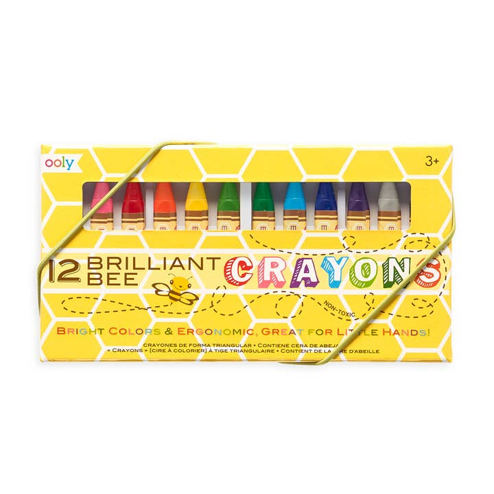Bobangles - Wholesale Crayons - Kids & Baby - Ooly Crayons - Brilliant Bee Crayons/12