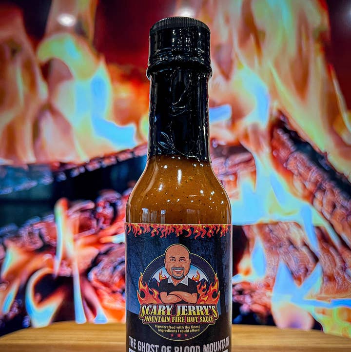 Scary Jerry's Mountain Fire Hot Sauce - Wholesale Hot Sauce - The Ghost of Blood Mountain Hot Sauce