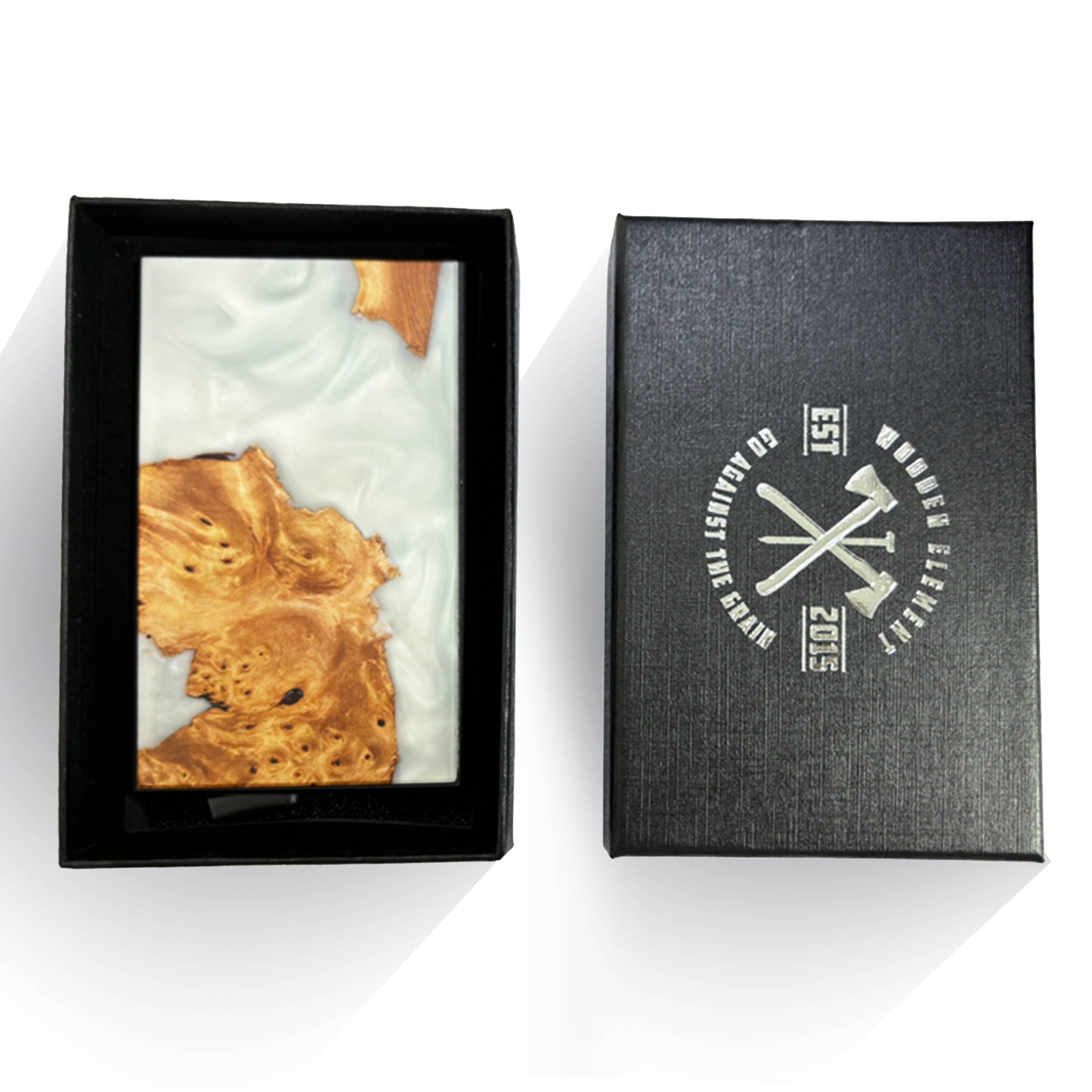 Wooden Element - Wholesale Wallet - Unisex - Wood/Resin Smart Pop-up Wallets (Assorted pack of 11)55