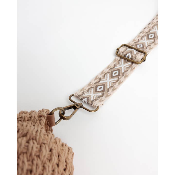 brown Fancy Border Strap Bag for wholesale on Faire2