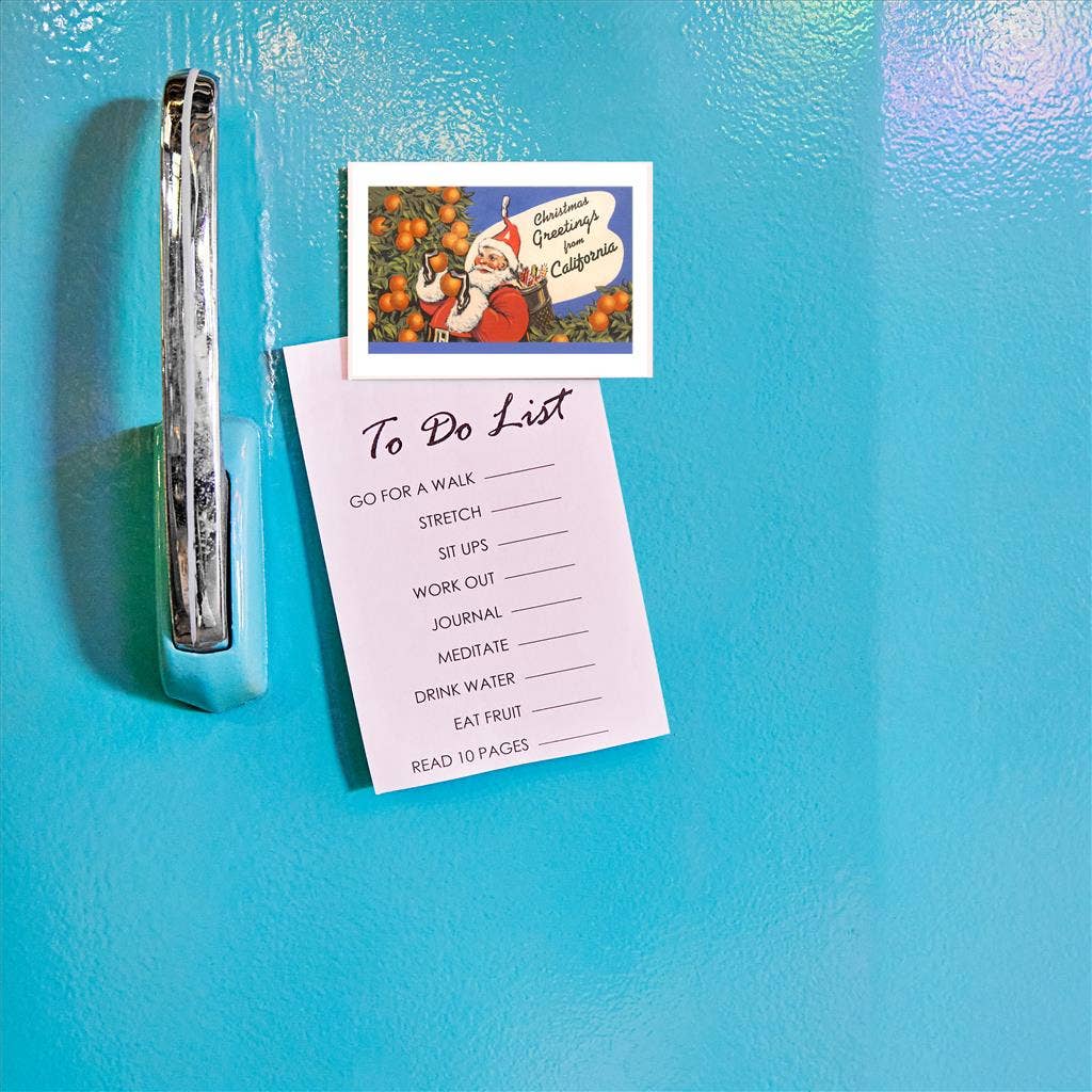 Found Image Press – wholesale Magnet – Magnet CC-58 Santa Claus in Orange Orchard1