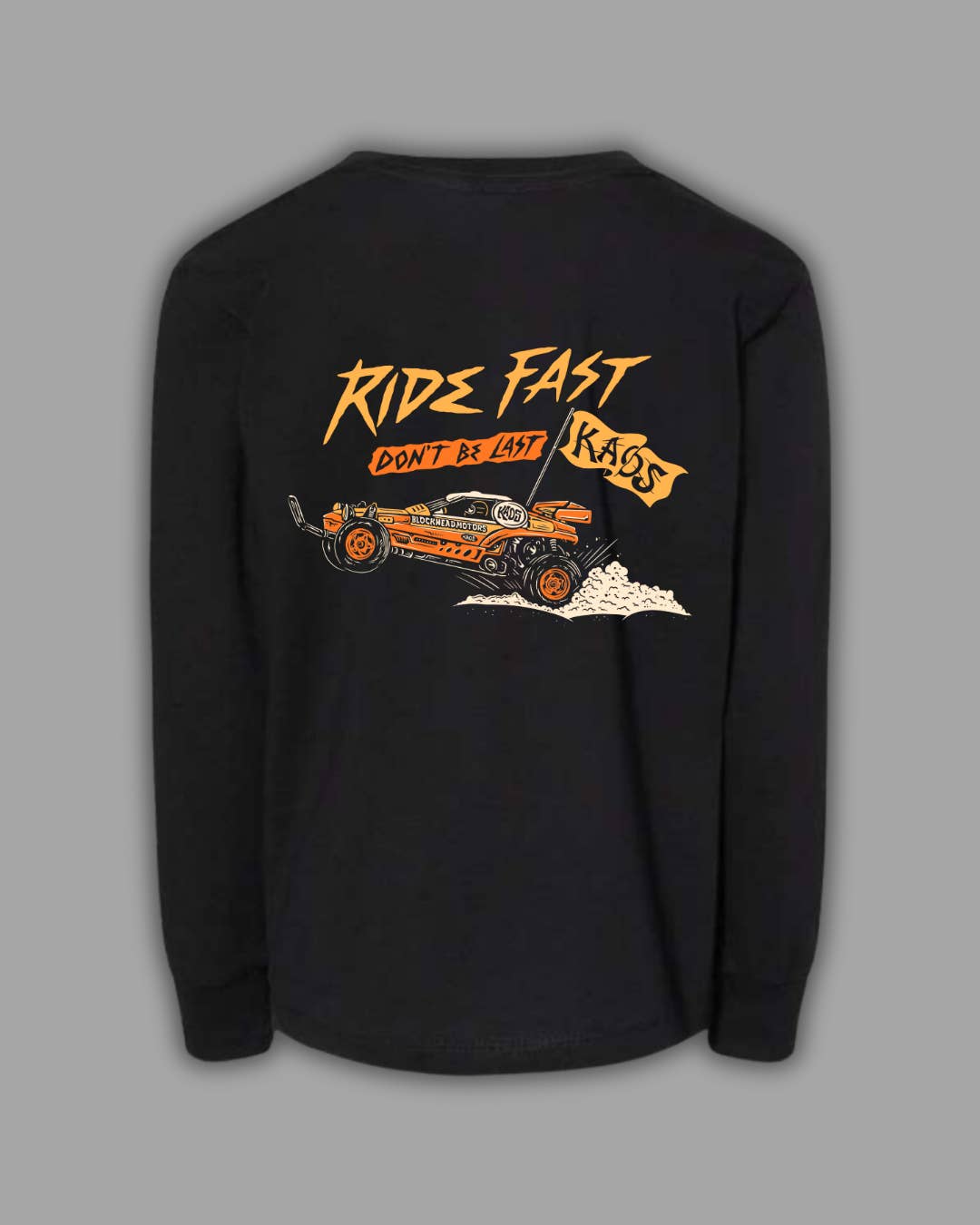 Komplete Kaos - Wholesale Screen-printed t-shirt – Kids - Ride Fast Long Sleeve Tee